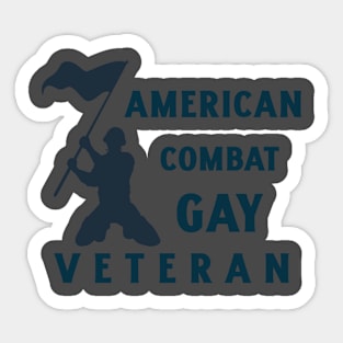 gay combat Veteran Sticker